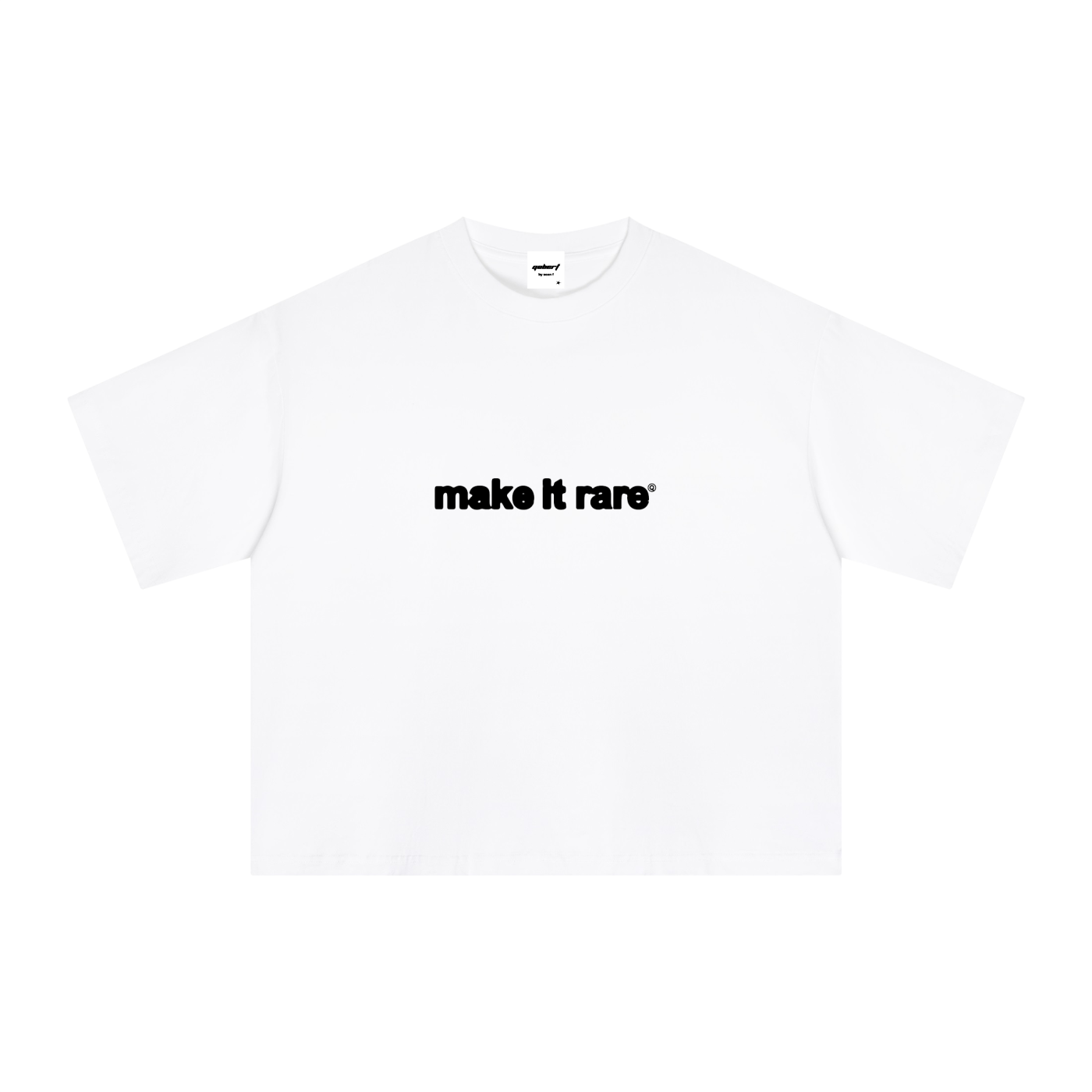 Make it rare Boxy T-Shirt - White