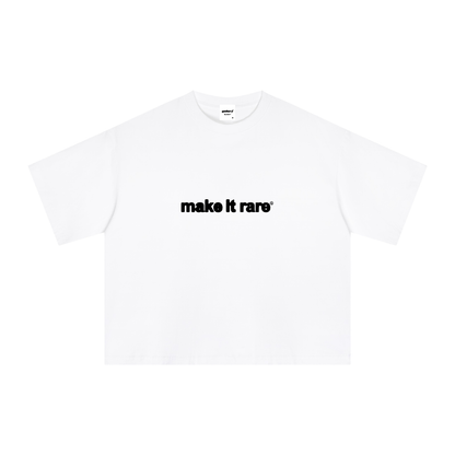 Make it rare Boxy T-Shirt - White