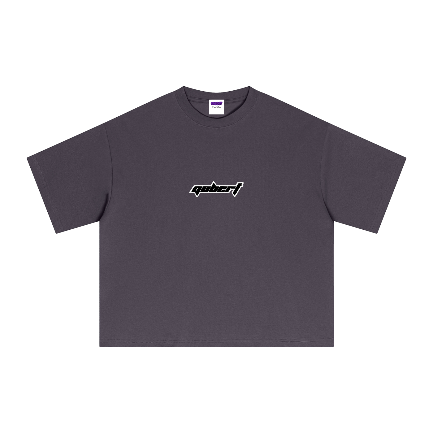 Slant Logo Boxy T-Shirt