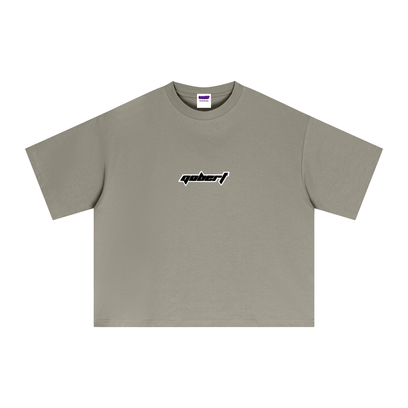 Slant Logo Boxy T-Shirt