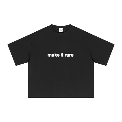 Make it rare Boxy T-Shirt - Black