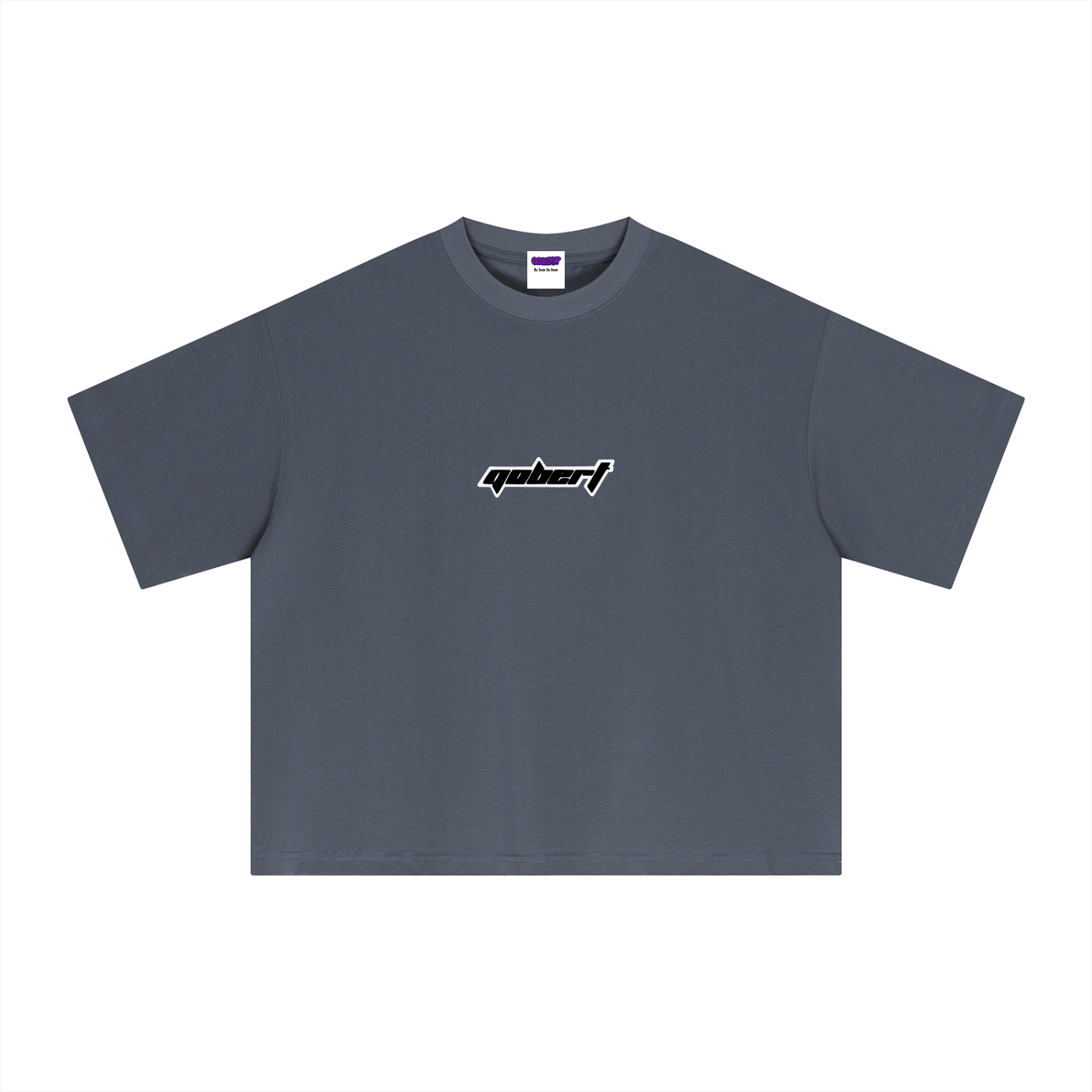 Slant Logo Boxy T-Shirt